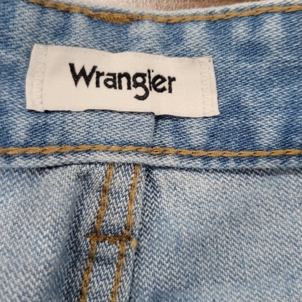 Wrangler FP Women's Meow Laser Tiger Print Wanderer Flare Jean Wide Anthropologi - Picture 10 of 10